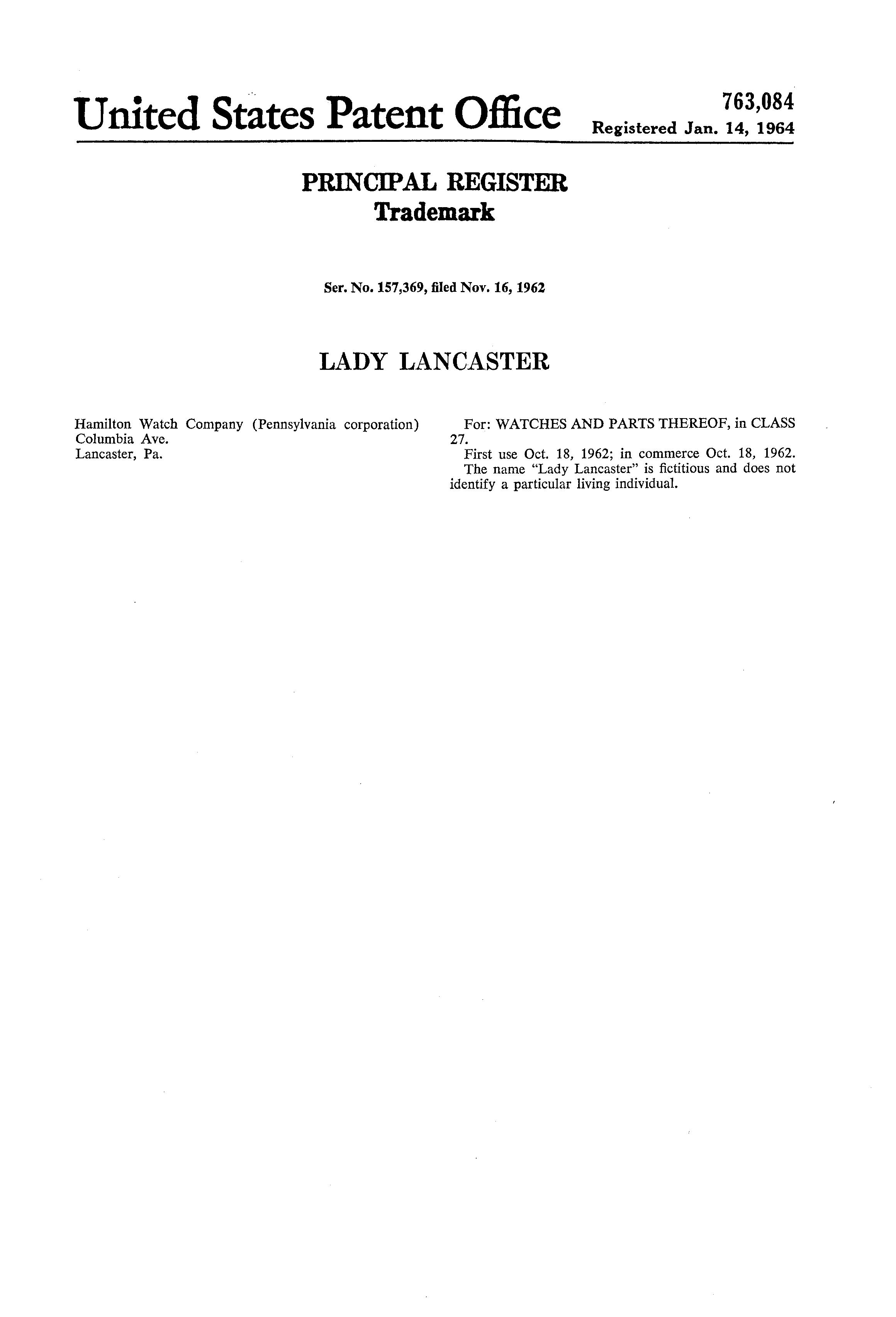 Lady Lancaster